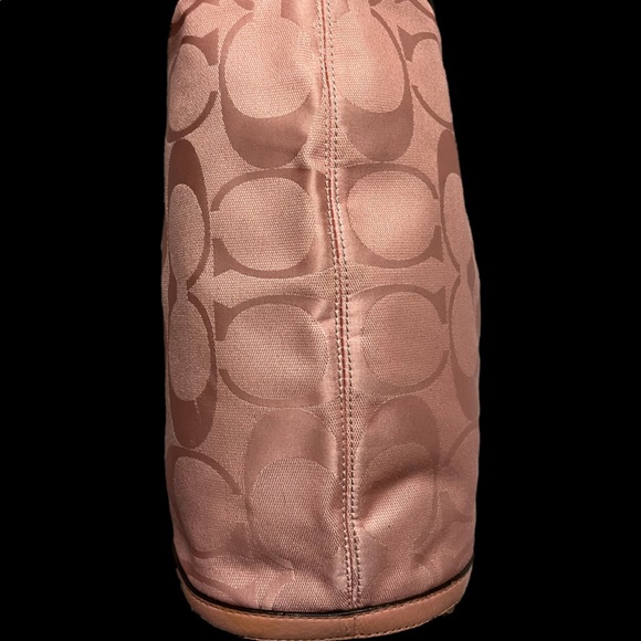 Coach Ombre Alexandra leather canvas bag F22527 - Picture 12 of 14